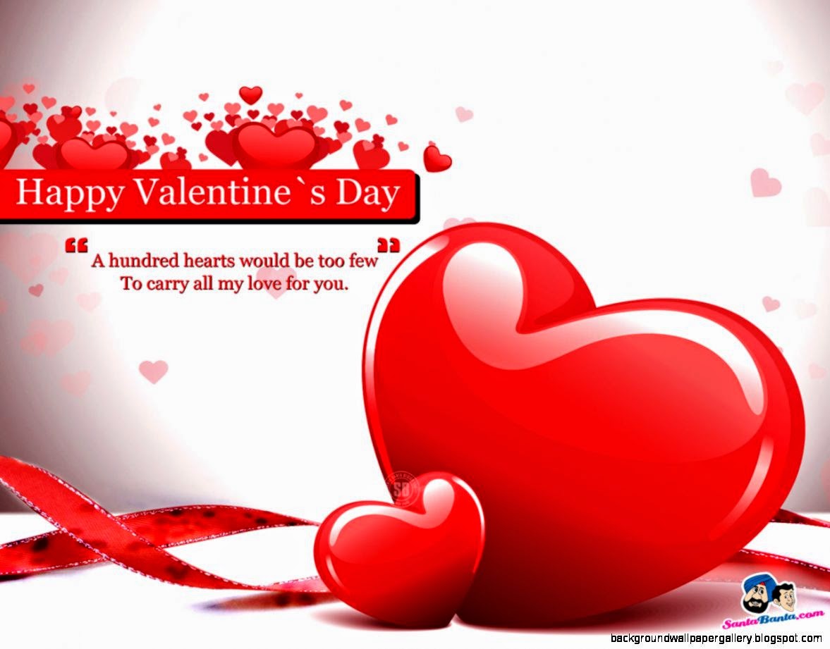 Creative Vector Valentines Day Hearts Wallpaper