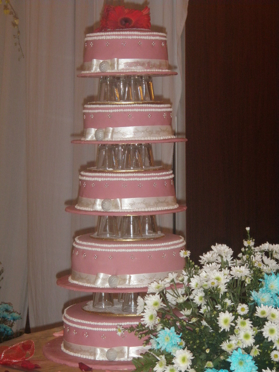 imani's homemade bakery KEK KAHWIN FONDANT 5 TINGKAT..