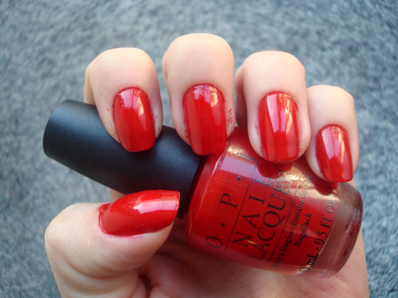 candy apple red nail polish opi