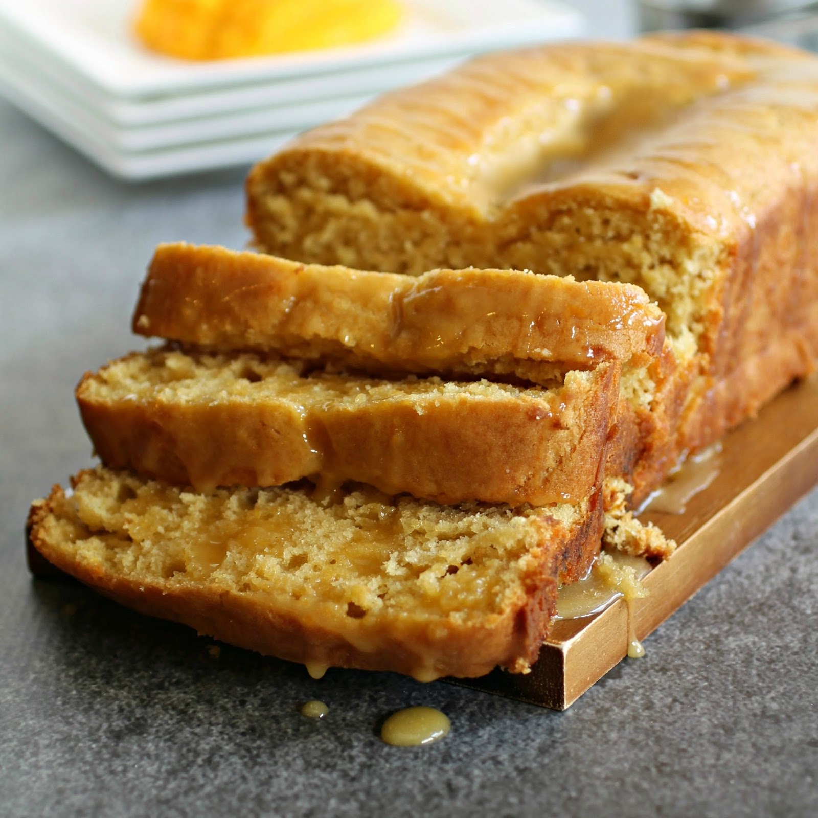 Hungry Couple Glazed Mango Bread