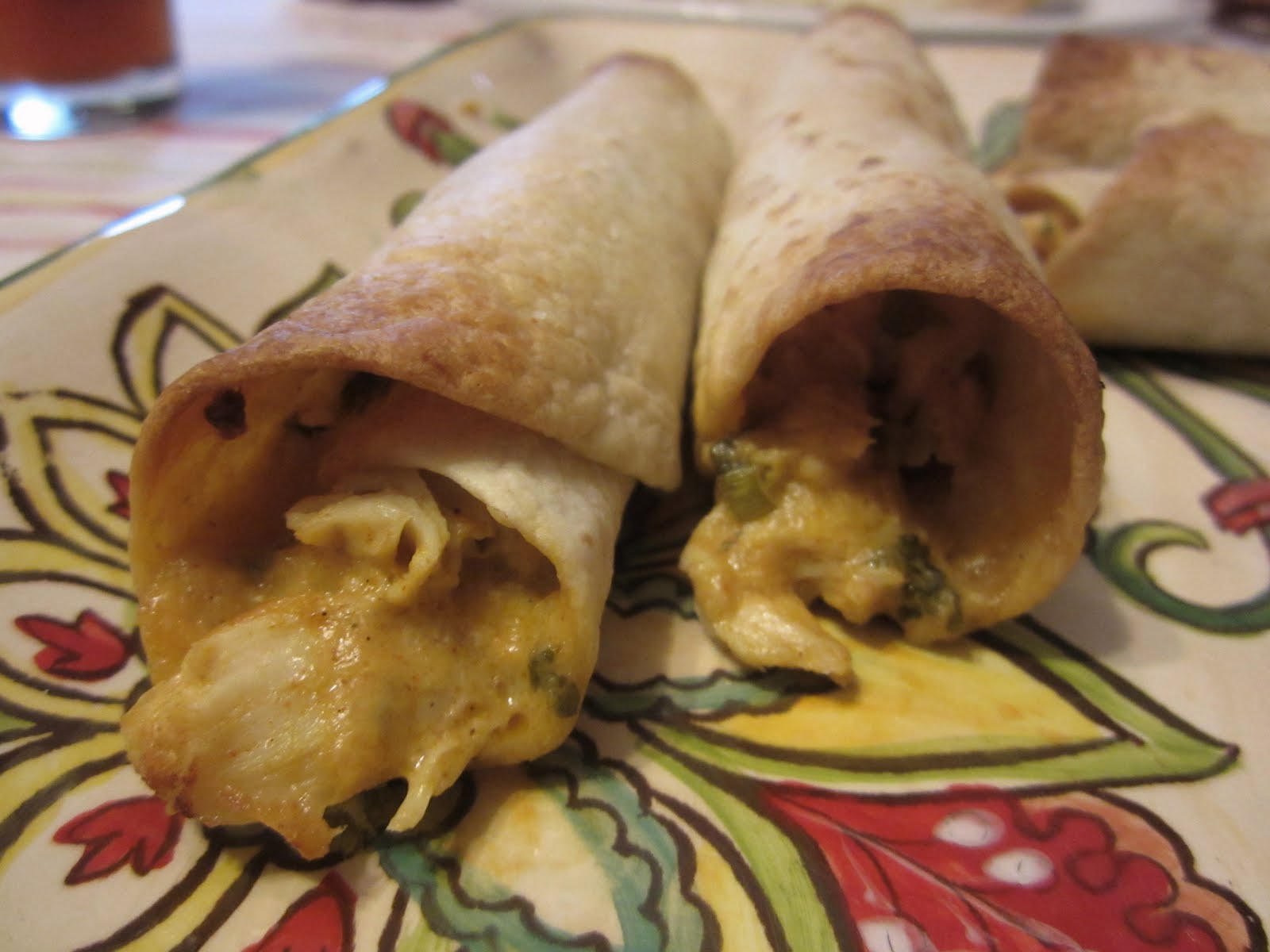 Baked Chicken Taquitos