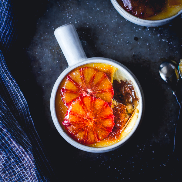The Bojon Gourmet Blood Orange ChocolateBottom Crème Brûlée for Two
