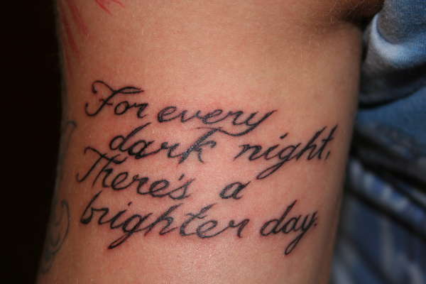 The most common tattoo design which became popular two years and quotes 