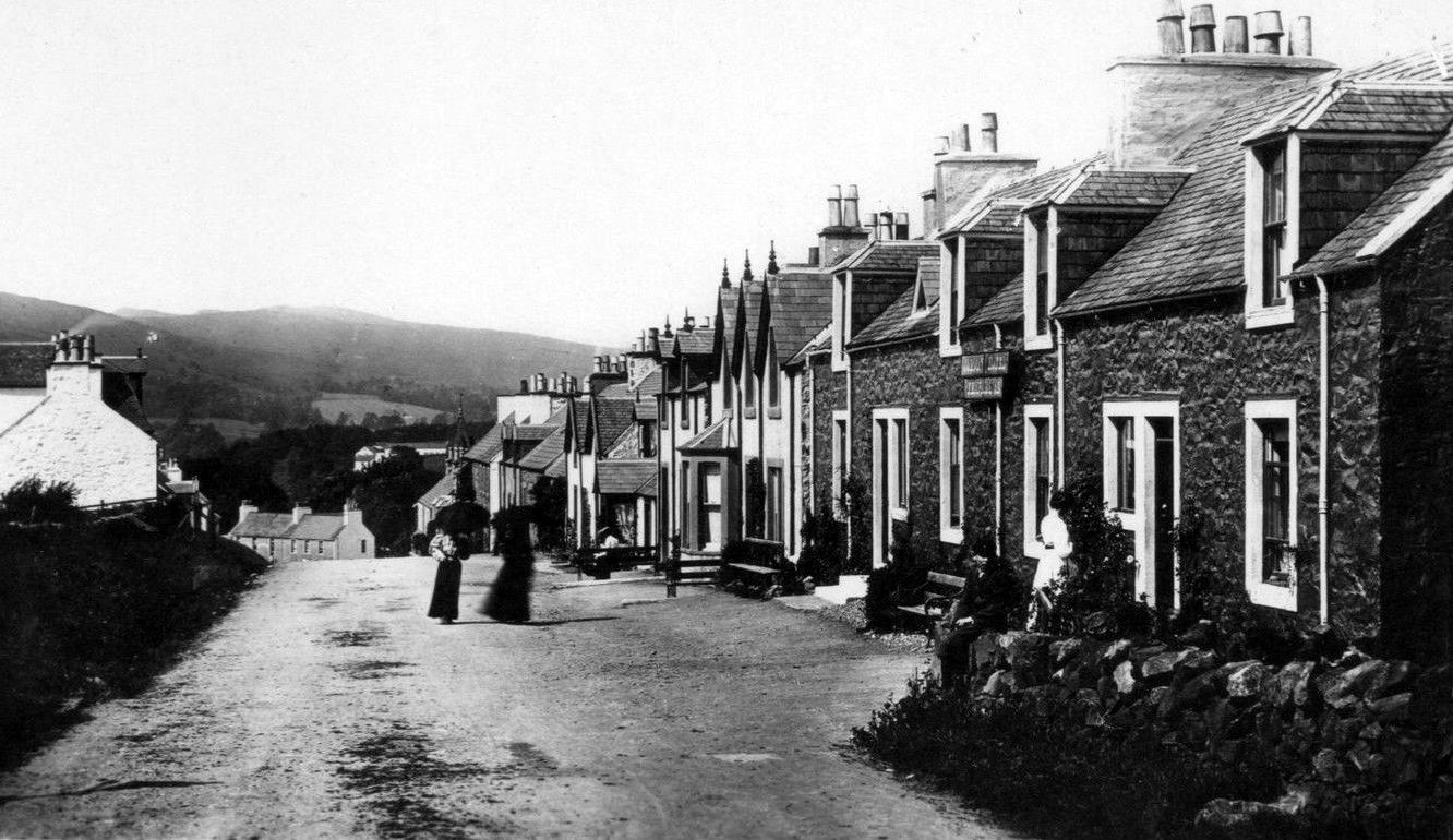 Tour Scotland Photographs Old Photographs High Street Dalry Scotland