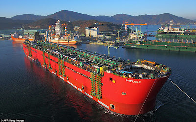 Prelude - World's largest barge