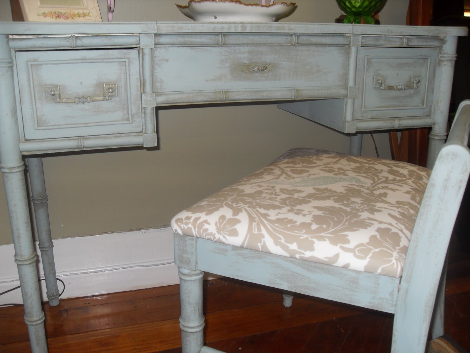 Ruffles, Pleats and Paint Vanity, vanity all is vanity