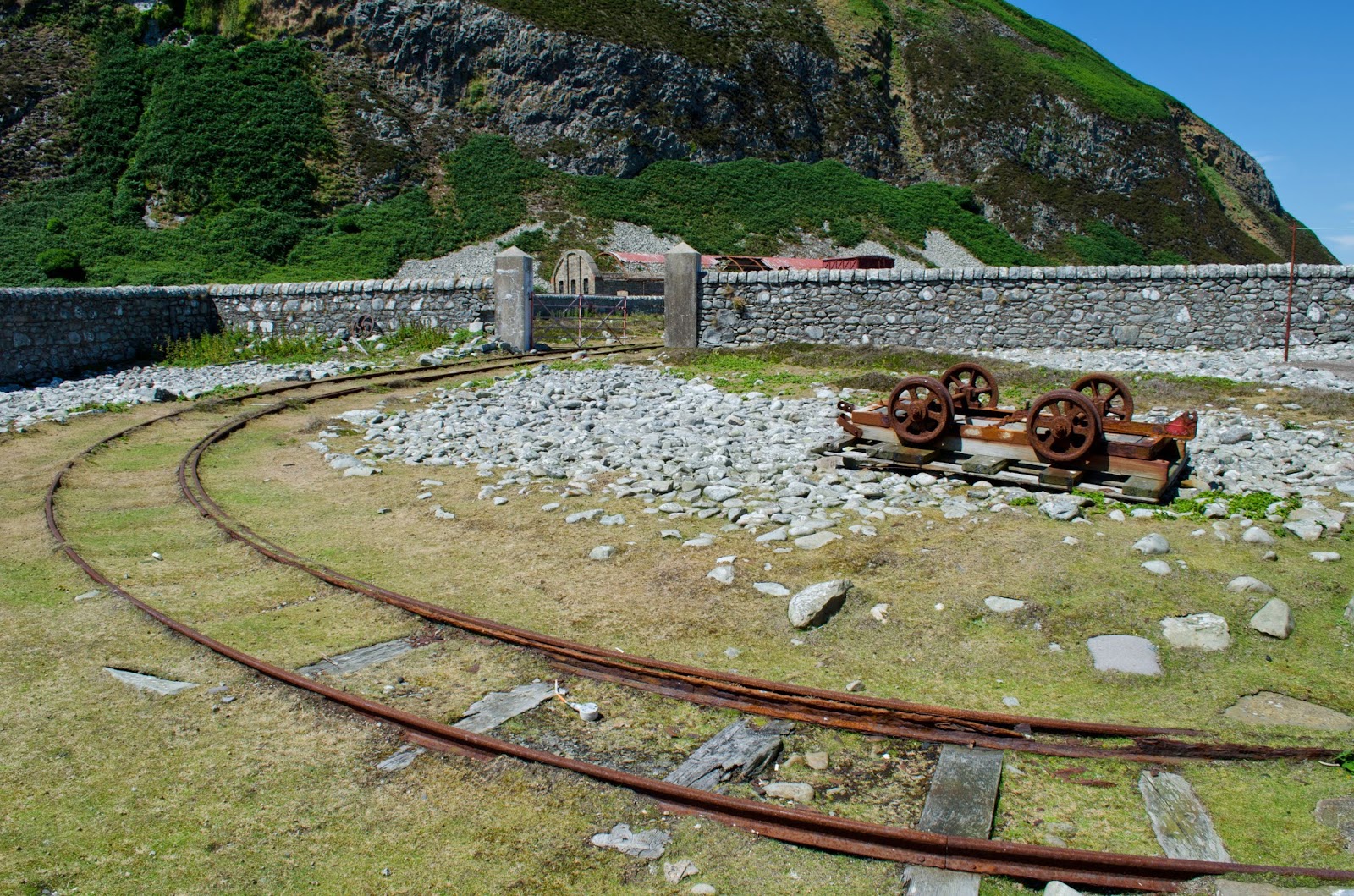 Mountain and Sea Scotland Light and heavy stones at Ailsa Craig