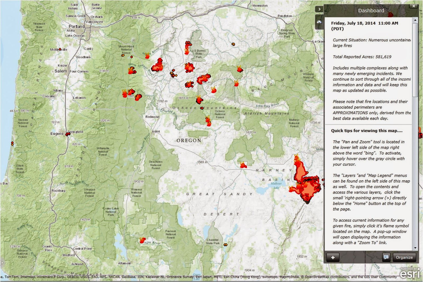 Oregon Smoke Information