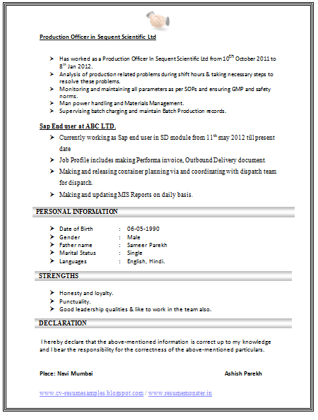 sample high school student resume no experience