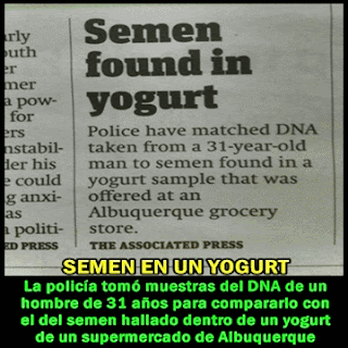 noticia semen yogurt