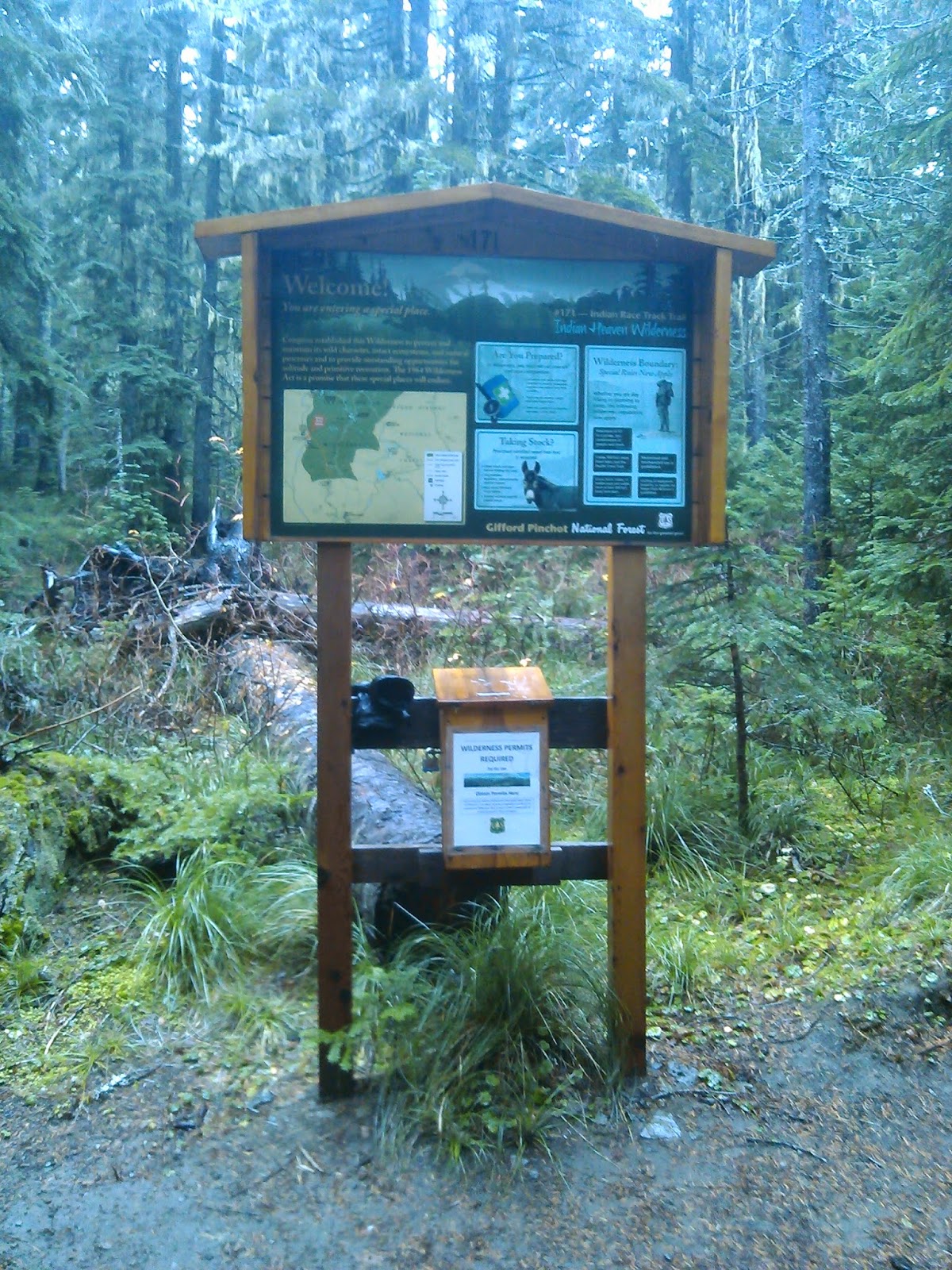 Ranger Vick GiffordPinchot National Forest Wilderness permit system