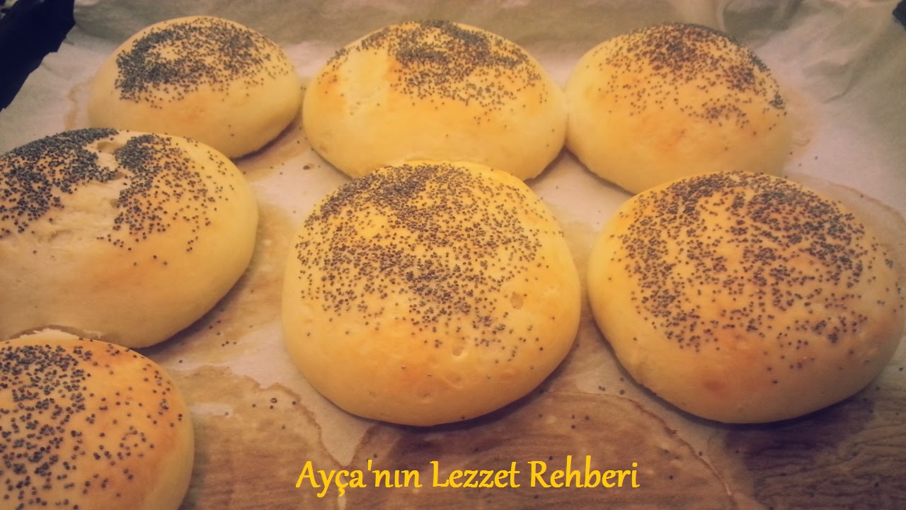 ayca nin lezzet rehberi ev yapimi hamburger ekmegi