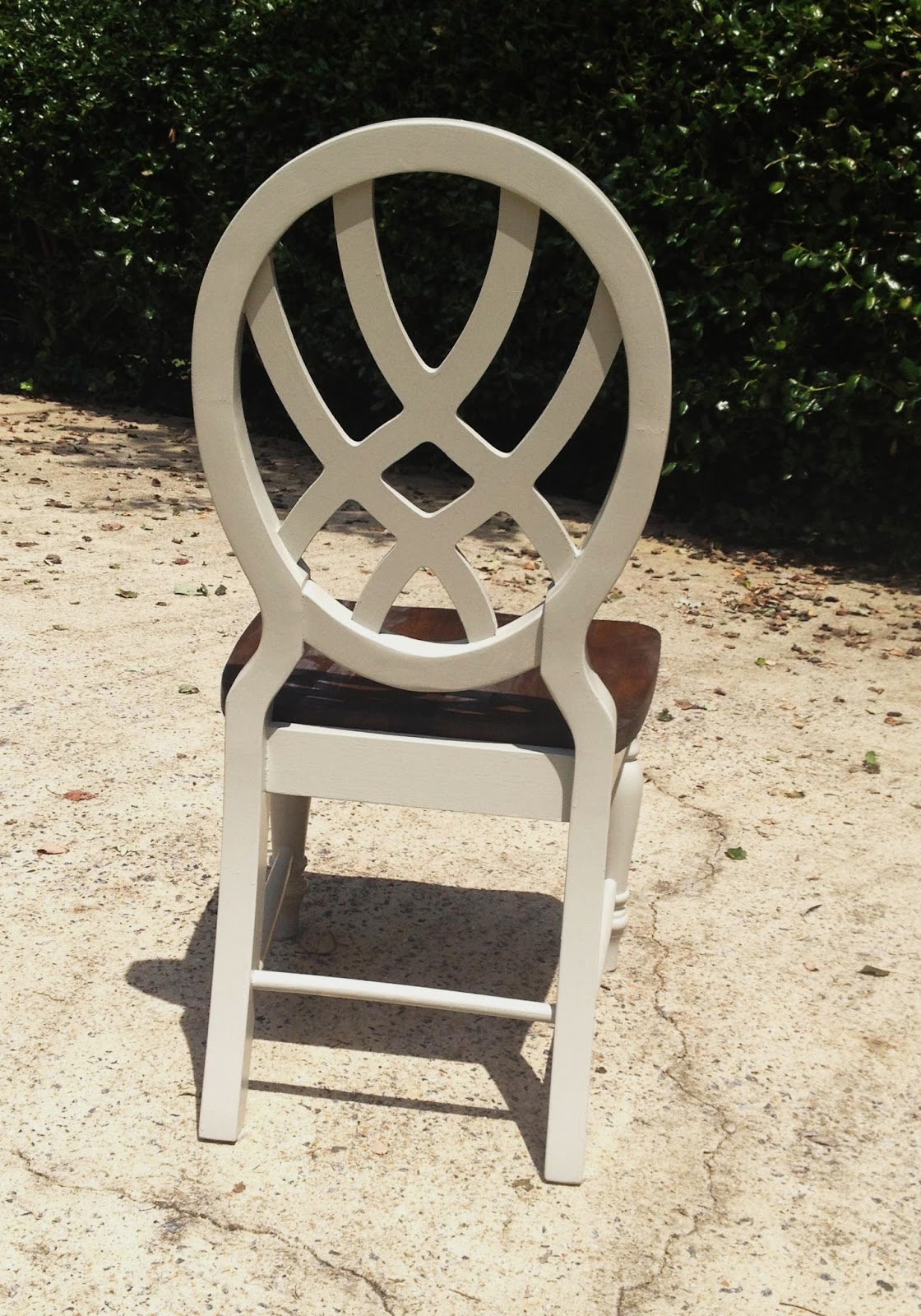 Long and Found DIY Garage Sale Chairs Update