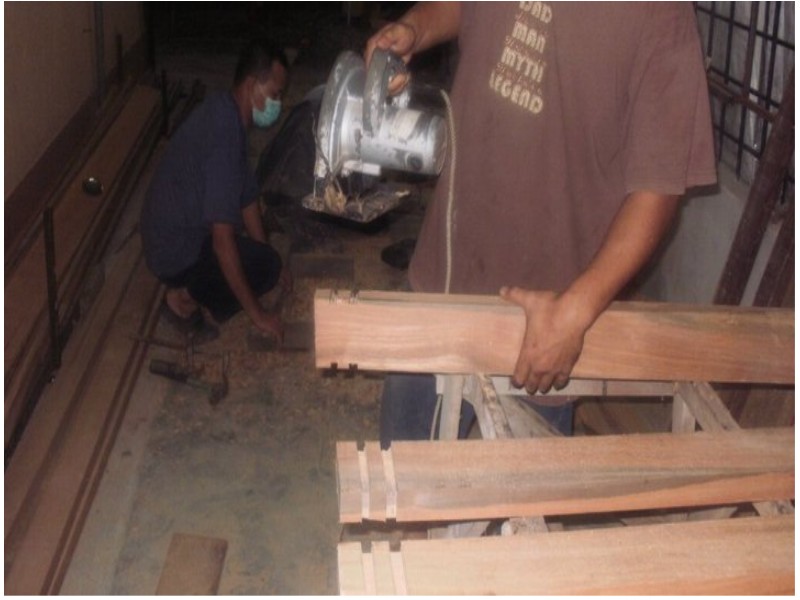 TERATAK SYURGA KESENIAN KAYU PAGAR BALKONI UKIRAN KELANTAN