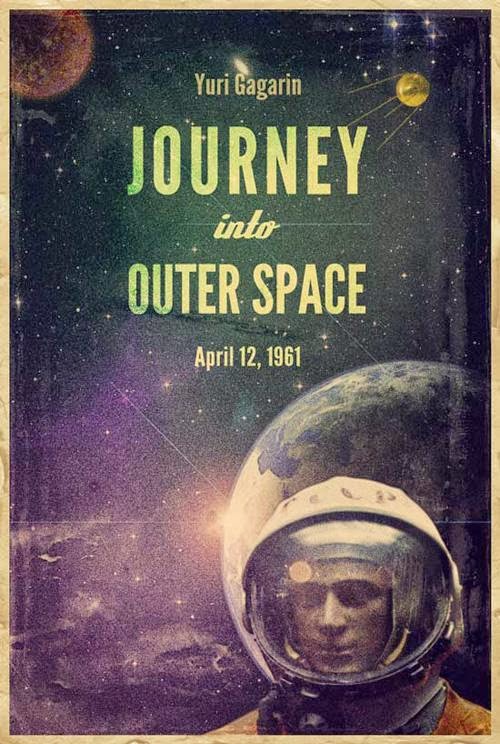 Retro Space Theme Poster Retro Space Theme Poster