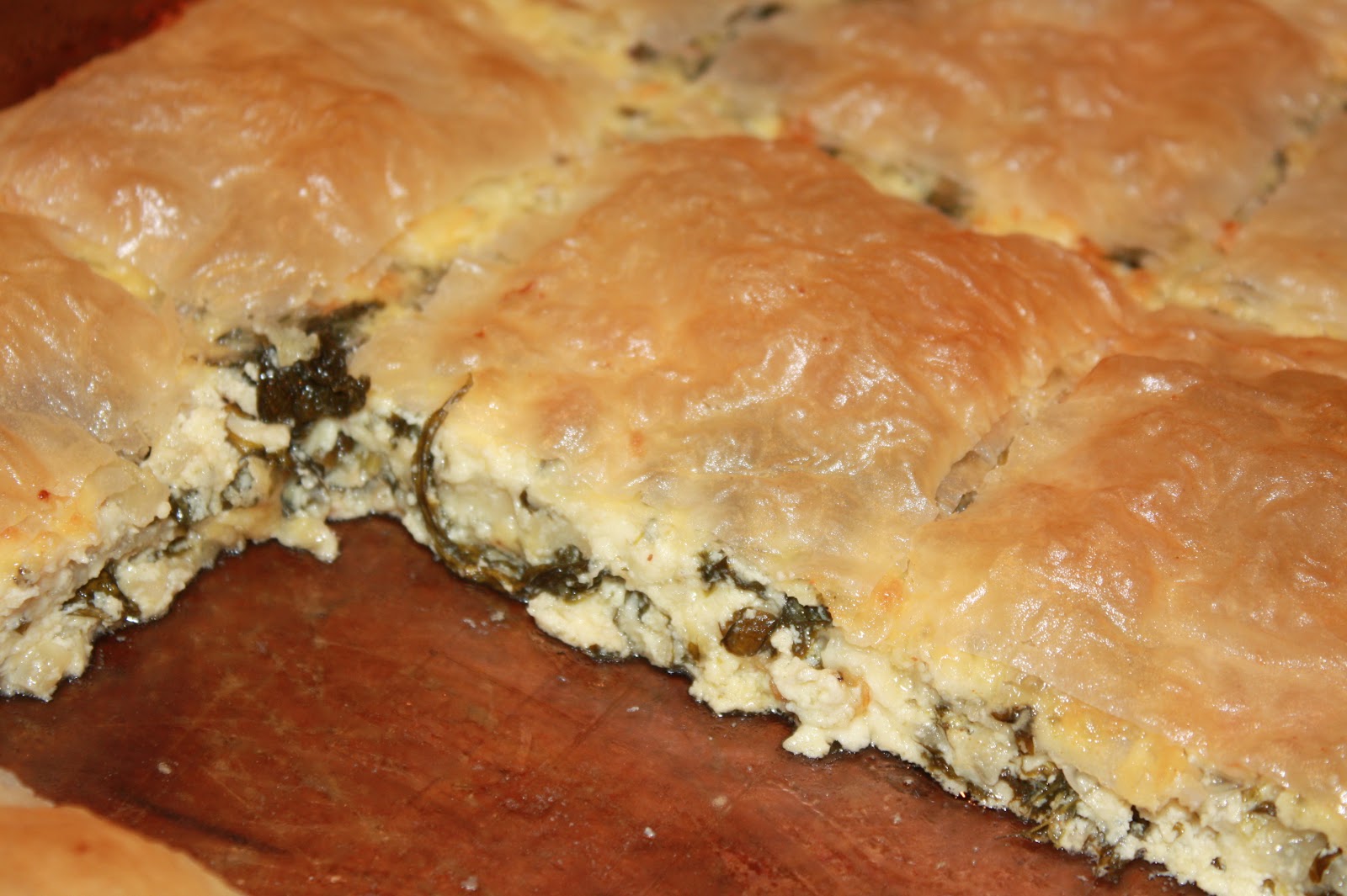 Fleur de Lolly Spinach and Kale Three Cheese Pot Pie