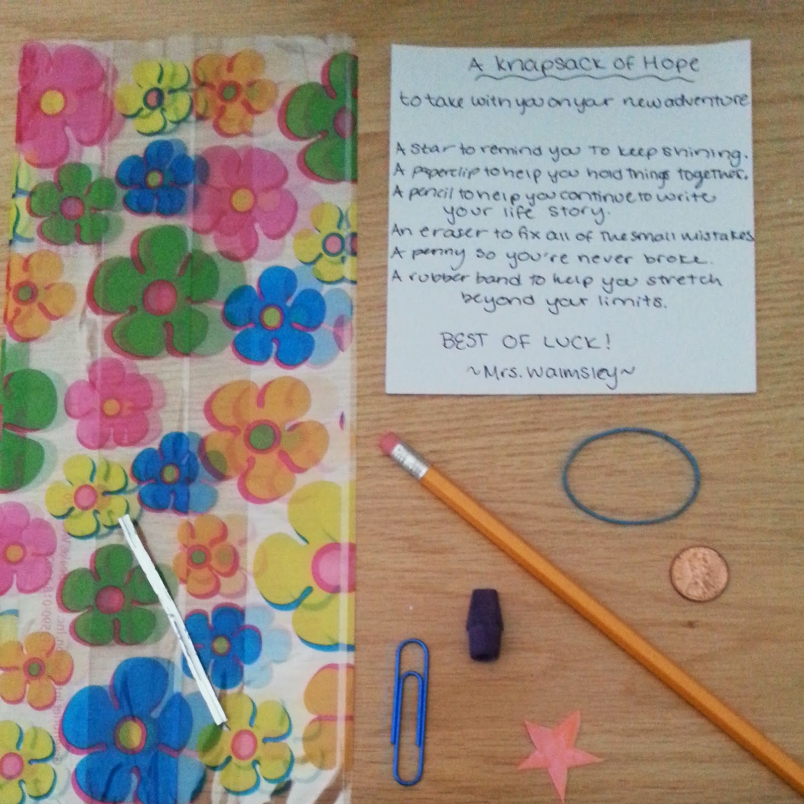 Twins in the Cities Knapsack of Hope