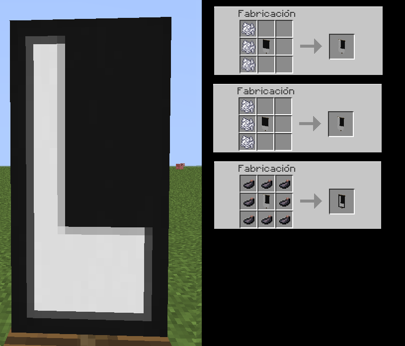 minecraft en txt Recetas para craftear letras con banners en Minecraft 1.8