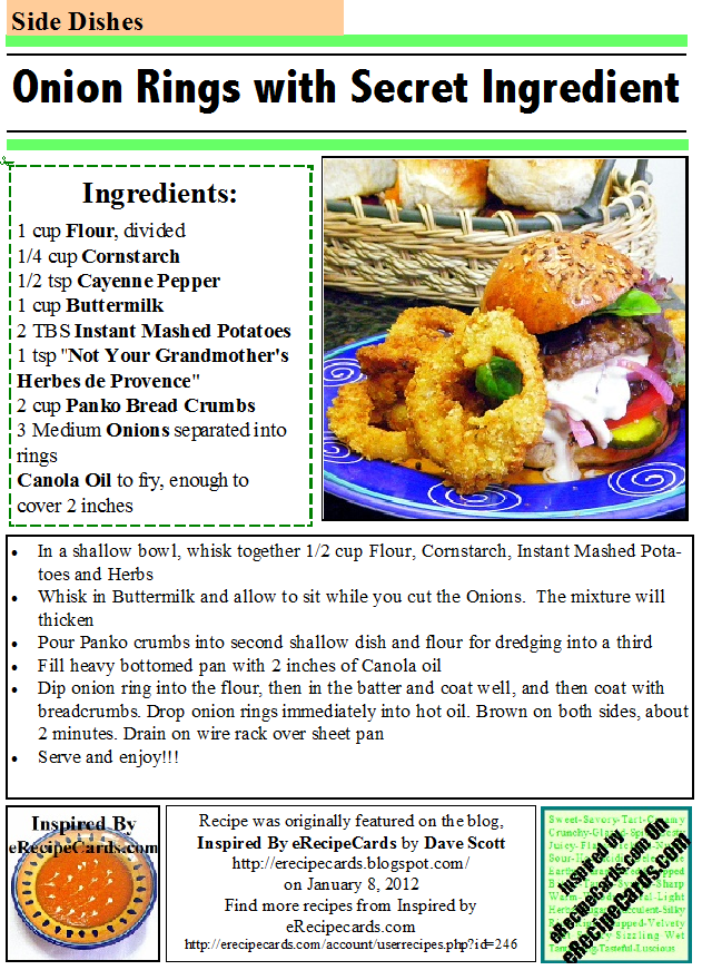 52 Ways to Cook Onion Rings With a Secret Ingredient