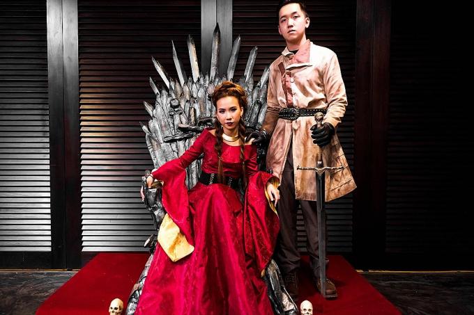 Couple holds wedding party inspired by favourite TV show Game Of Thrones.