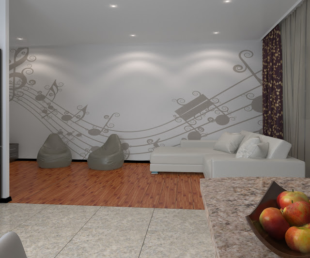 Современная кухня студия