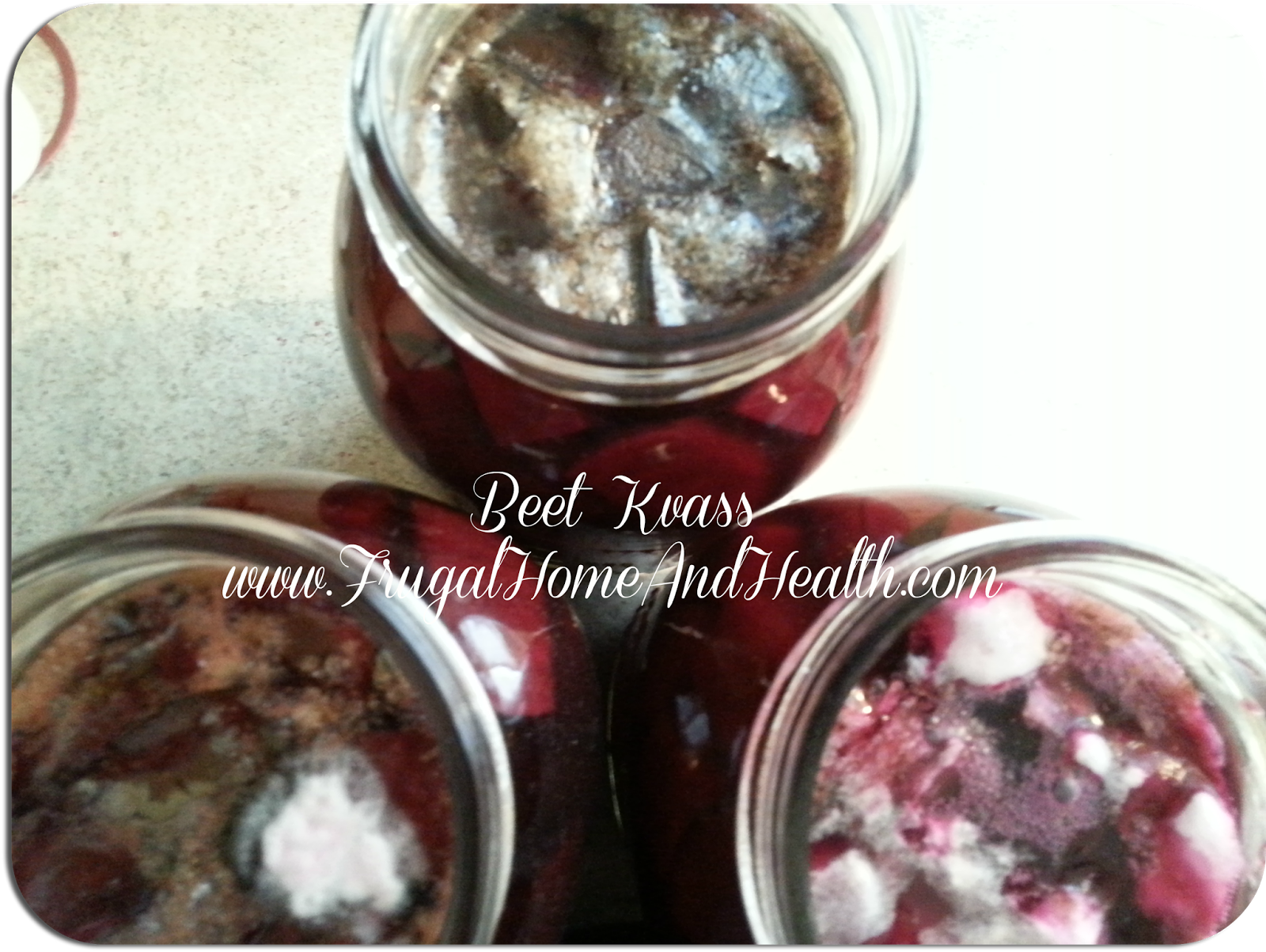 Frugal Home and Health Beet Kvass LactoFermented Super Tonic HowTo Tutorial