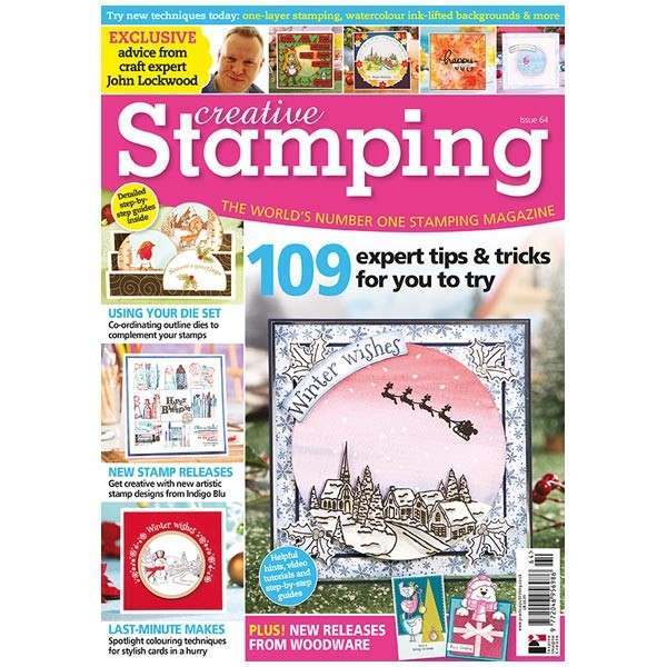 I'm delighted to be in print again with my Visible Image stamps Wonderland cards