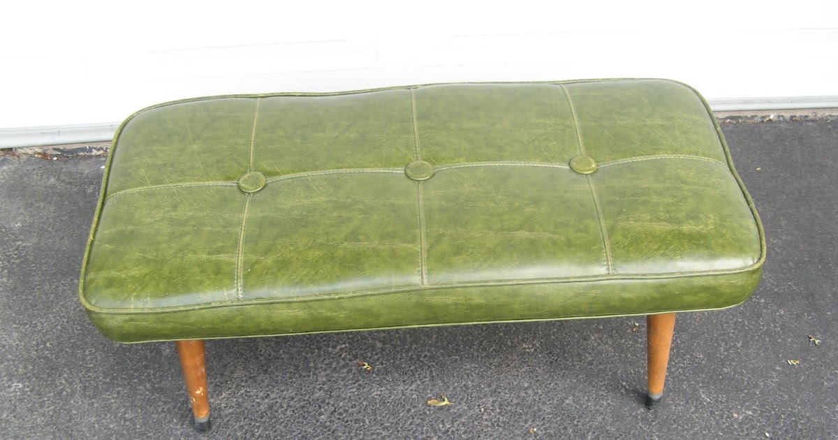 Mid Century Modern Avocado Foot Rest