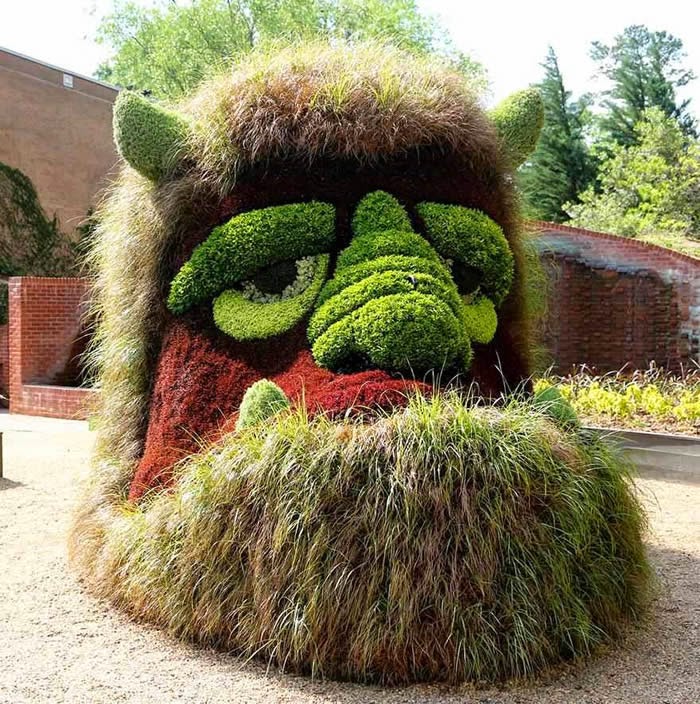  تحتوي هذه الحديقة الواقعة في وسط أتلانتا، جورجيا - الولايات المتحدة الأمريكية على نحوت عملاقة صنعت من النباتات والأزهار Giant+Sculptures+Made+of+Plants+and+Flowers+12