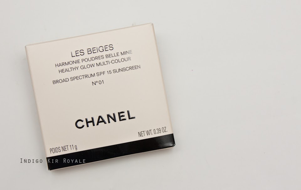 CHANEL LES BEIGES HEALTHY GLOW MULTI-COLOUR SPF15 / PA++ IN NO. 01 - Indigo  Kir Royale