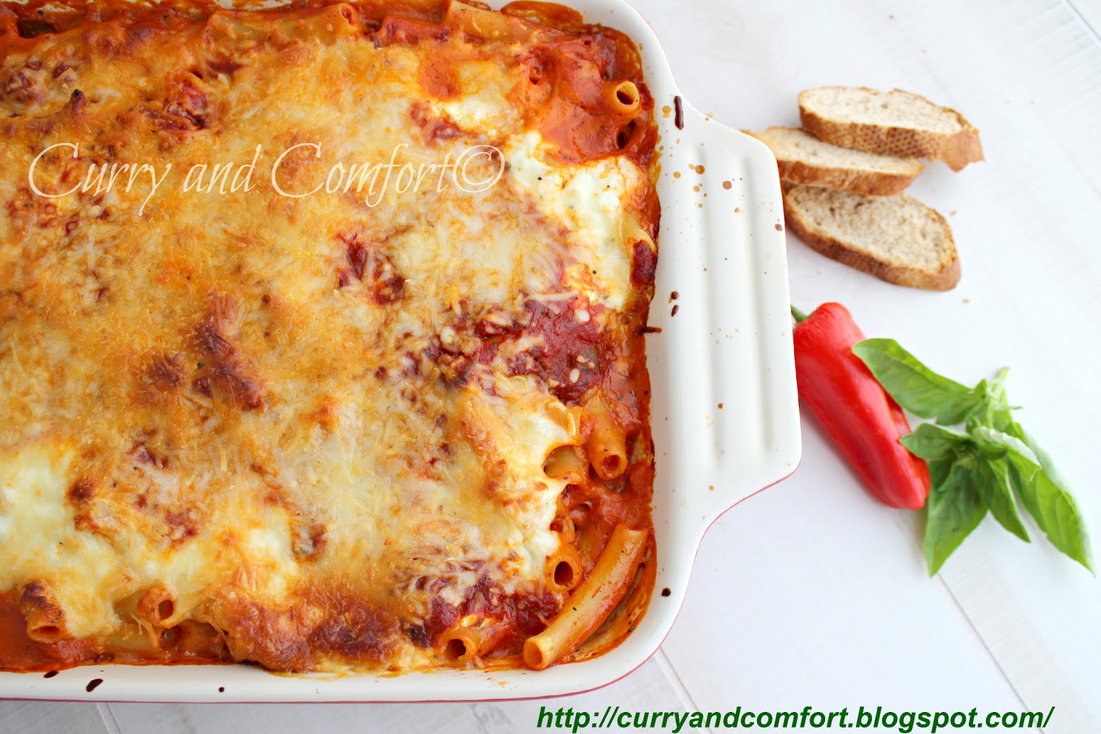 Kitchen Simmer Ziti Pasta Bake