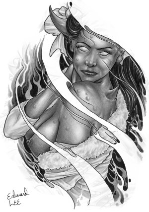 Dark Tattoos on Dark Topaz Tattoo Concept By Darkelfmifaien