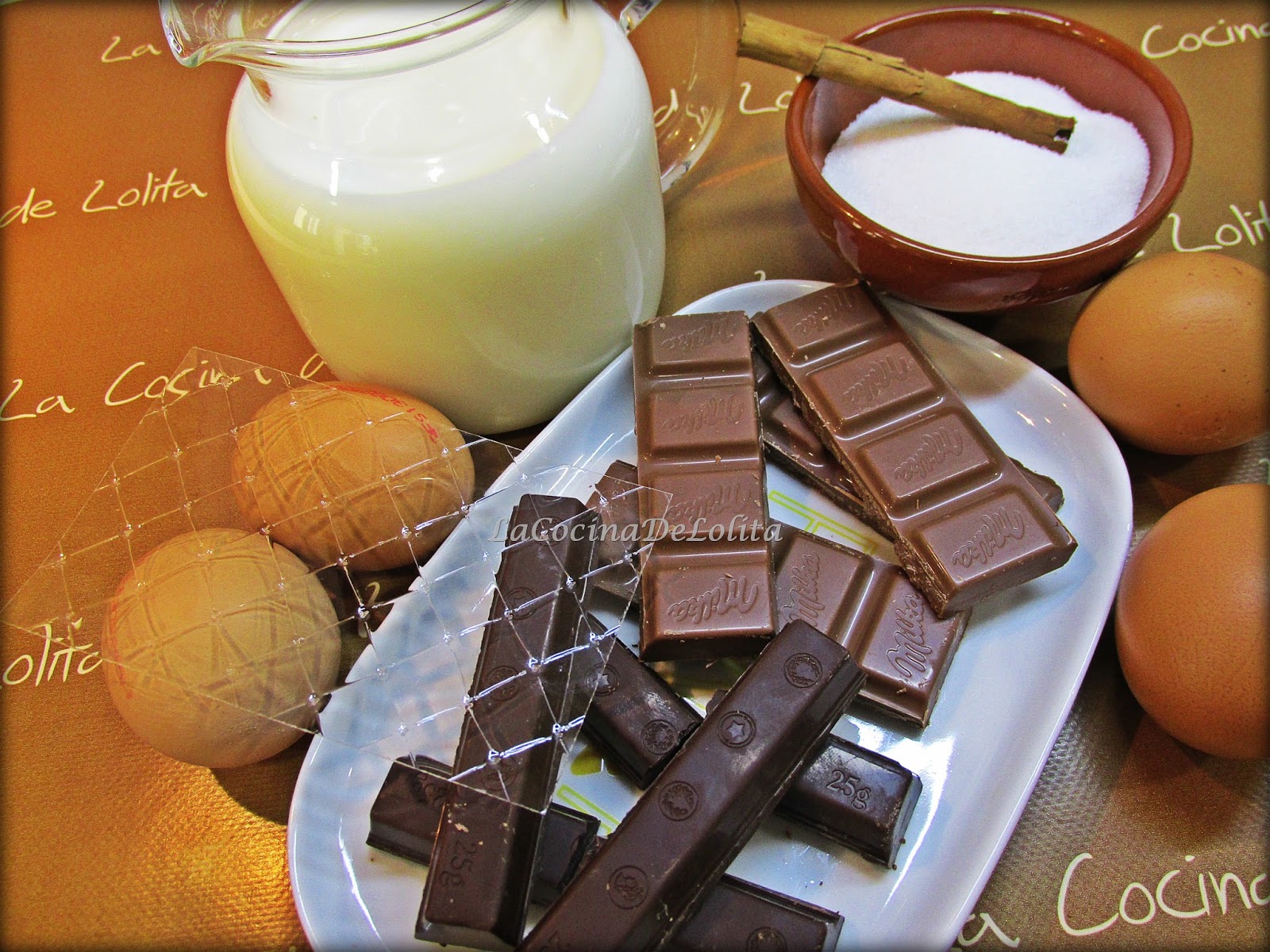 Flan dos chocolates La Cocina de Lolita