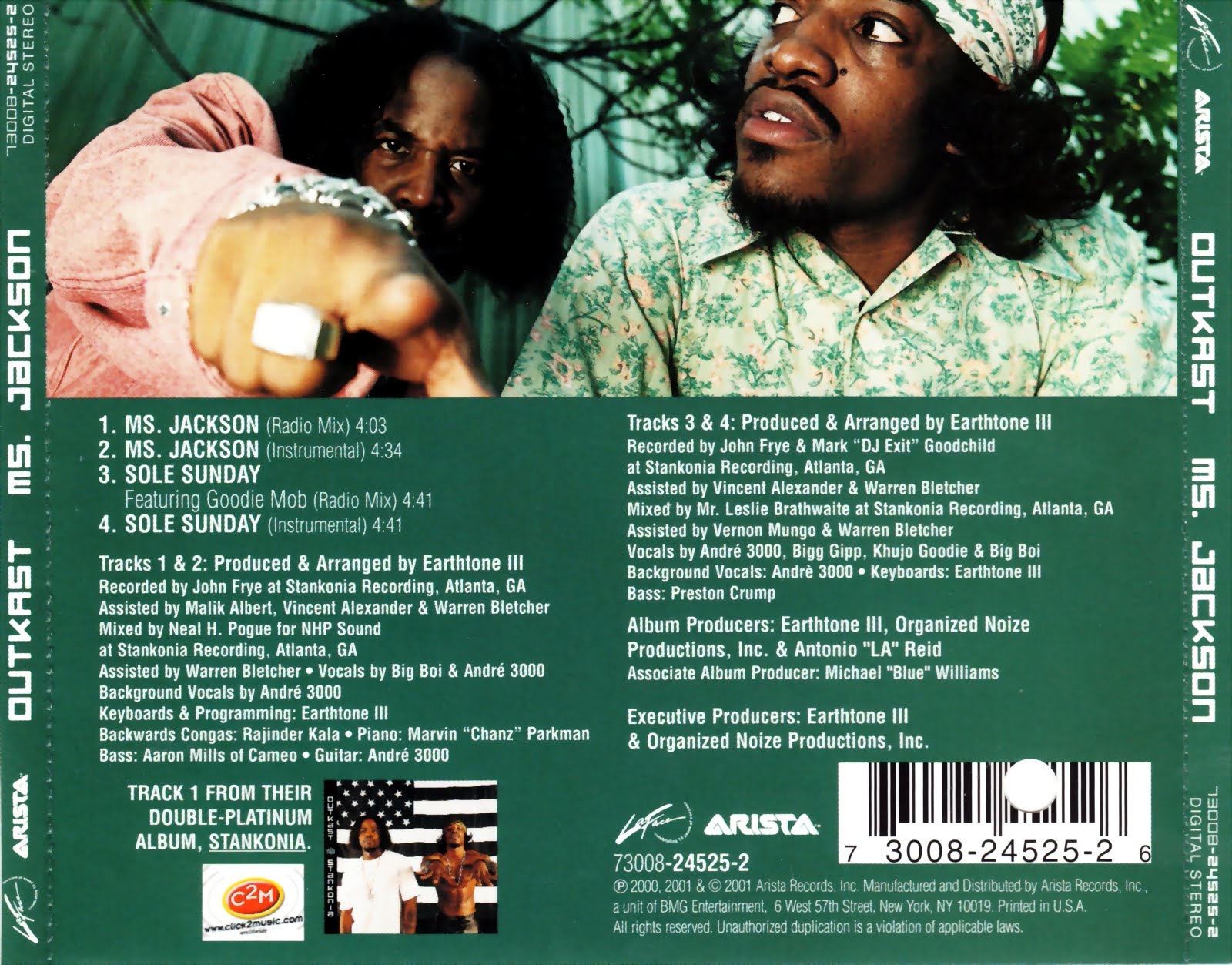 Ripper : gambino Supplier : hlm Artist : Outkast Album : Ms. Jackson Year :...