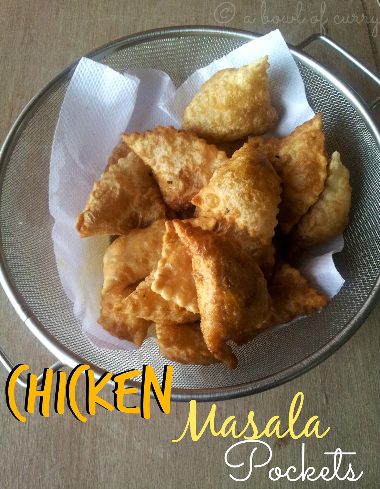 A Bowl Of Curry: Chicken Masala Pockets