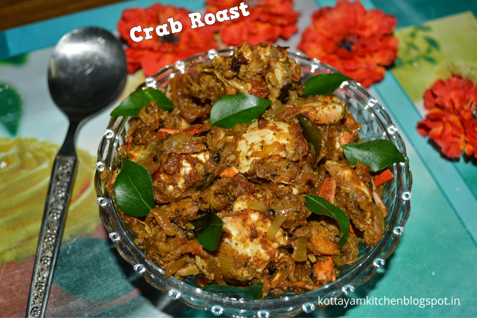 Crab Roast recipe in Kerala style Kottayam Kitchen