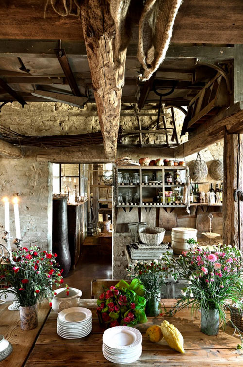 Decor Inspiration Farmhouse Countryside, Italy Cool Chic Style Fashion