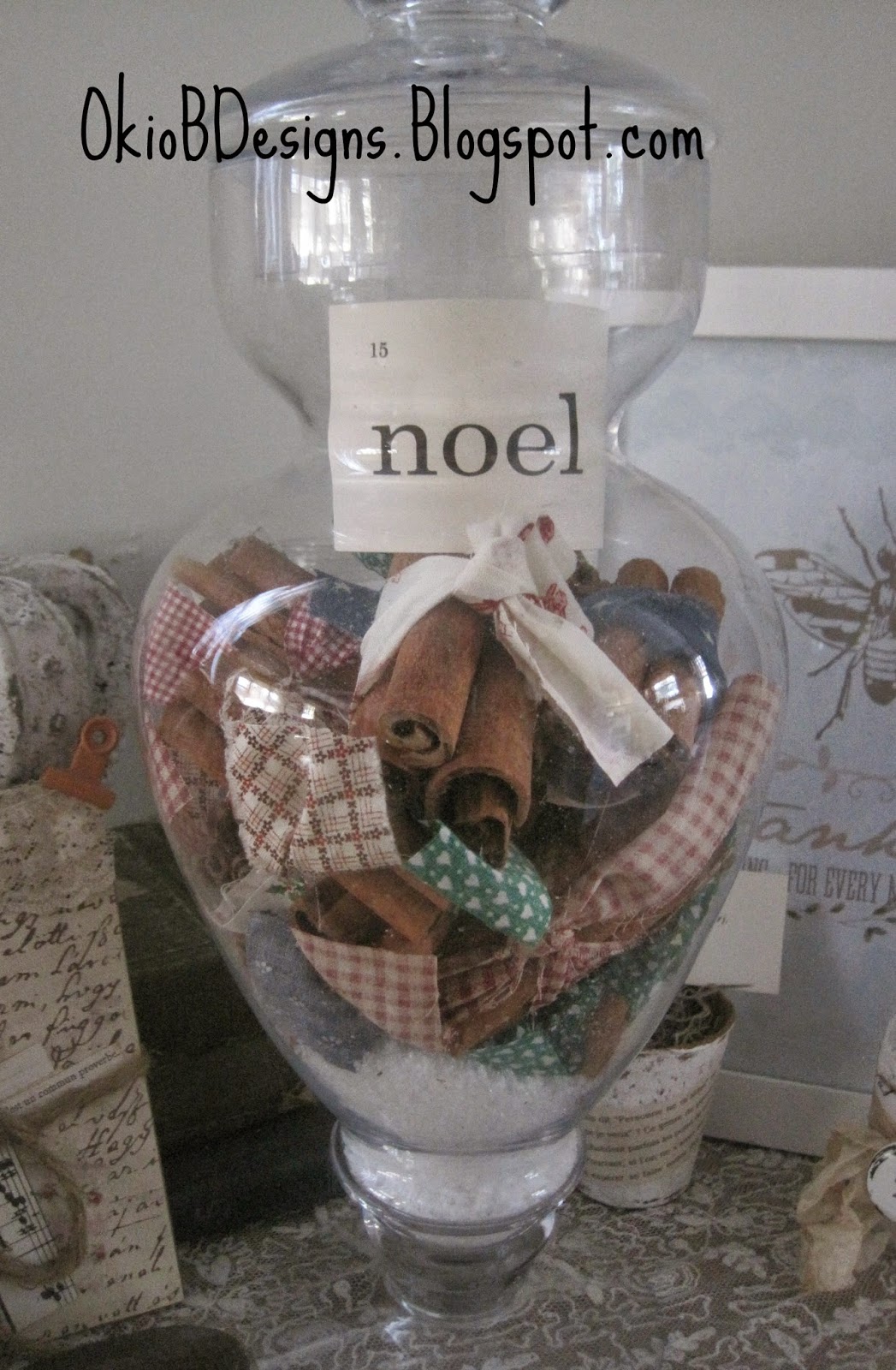 Festive Cinnamon Sticks Okio B Designs