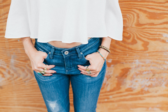 pieceology: Angel Wings + Comfort Jeans