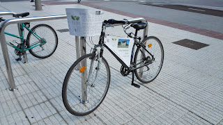 publicidad en bicicleta