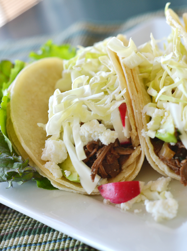 The World in My Kitchen SlowCooker Shredded Beef Tacos