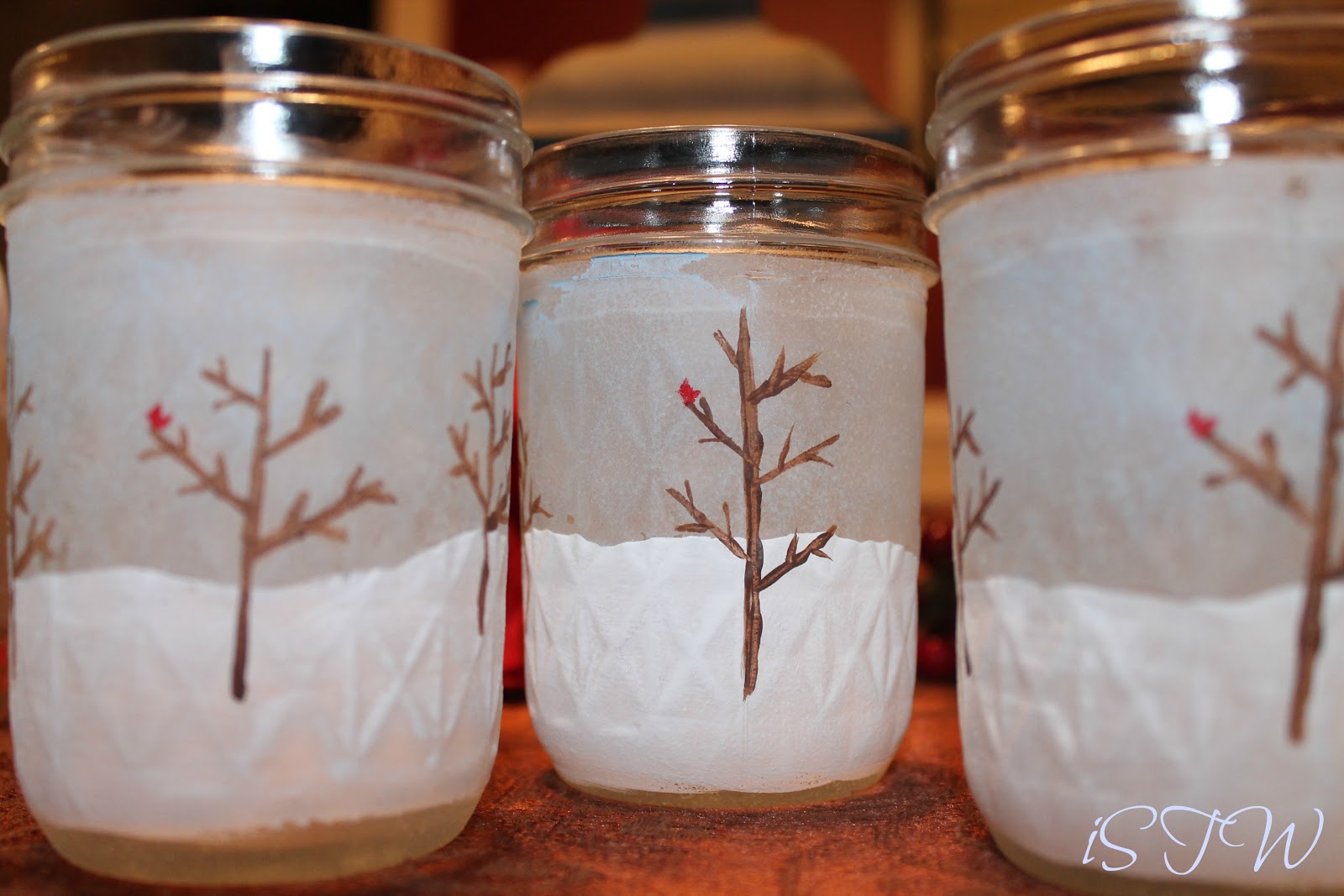 iSavor the Weekend Frosted Mason Jars DIY