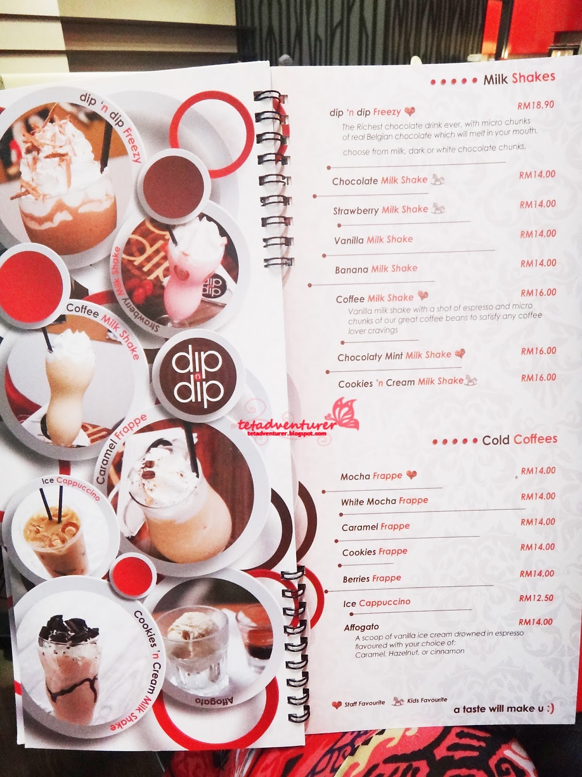 tetadventurer Chocolate Lovers Delight Dip n Dip IOI City Mall