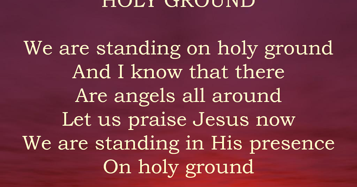 ECHOES OF GRACE: Holy Ground