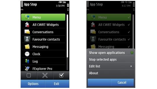 App Stop for Symbian^3/ S60 5th   App Stop for Symbian^3/ S60 5th