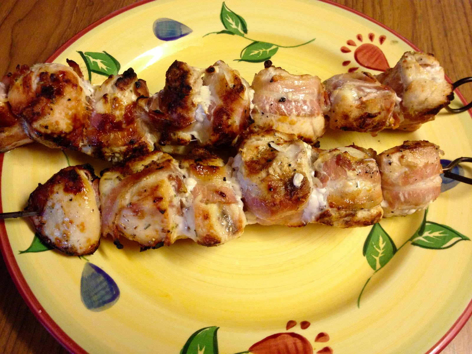 From Pasta to Paleo PancettaWrapped Chicken Skewers