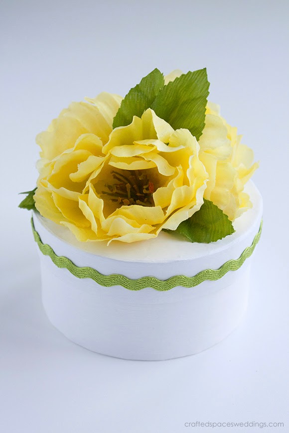 Crafted Spaces Weddings Floral Gift Box