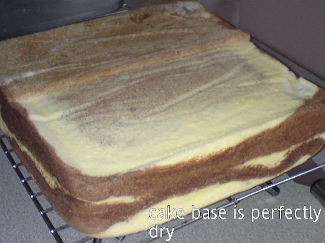 Cooking Pleasure COCOA BRANDY ZEBRA COTTONY CAKE [OGURA CAKE]