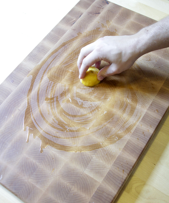 swoon studio Natural cleaning 101 Wooden cutting boards