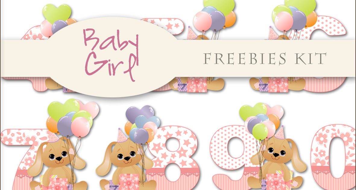 Scrap. DOT New Freebies Baby Girl Kit
